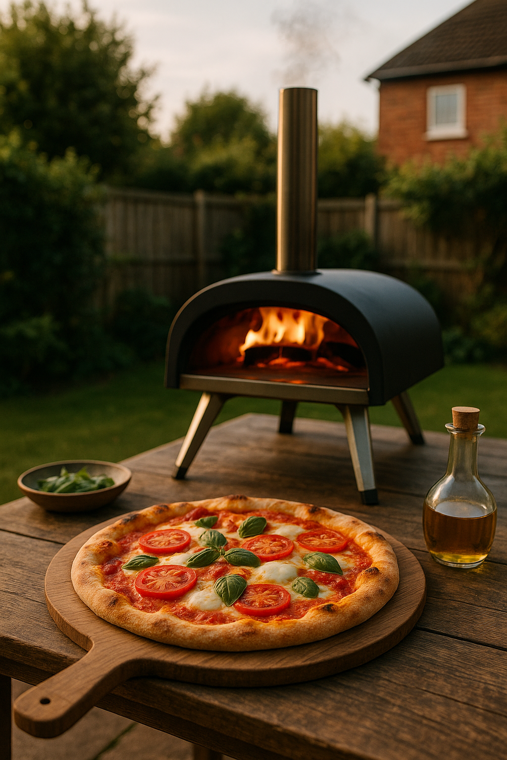Oplev glæden ved en udendørs ovn til hjemmelavet pizza