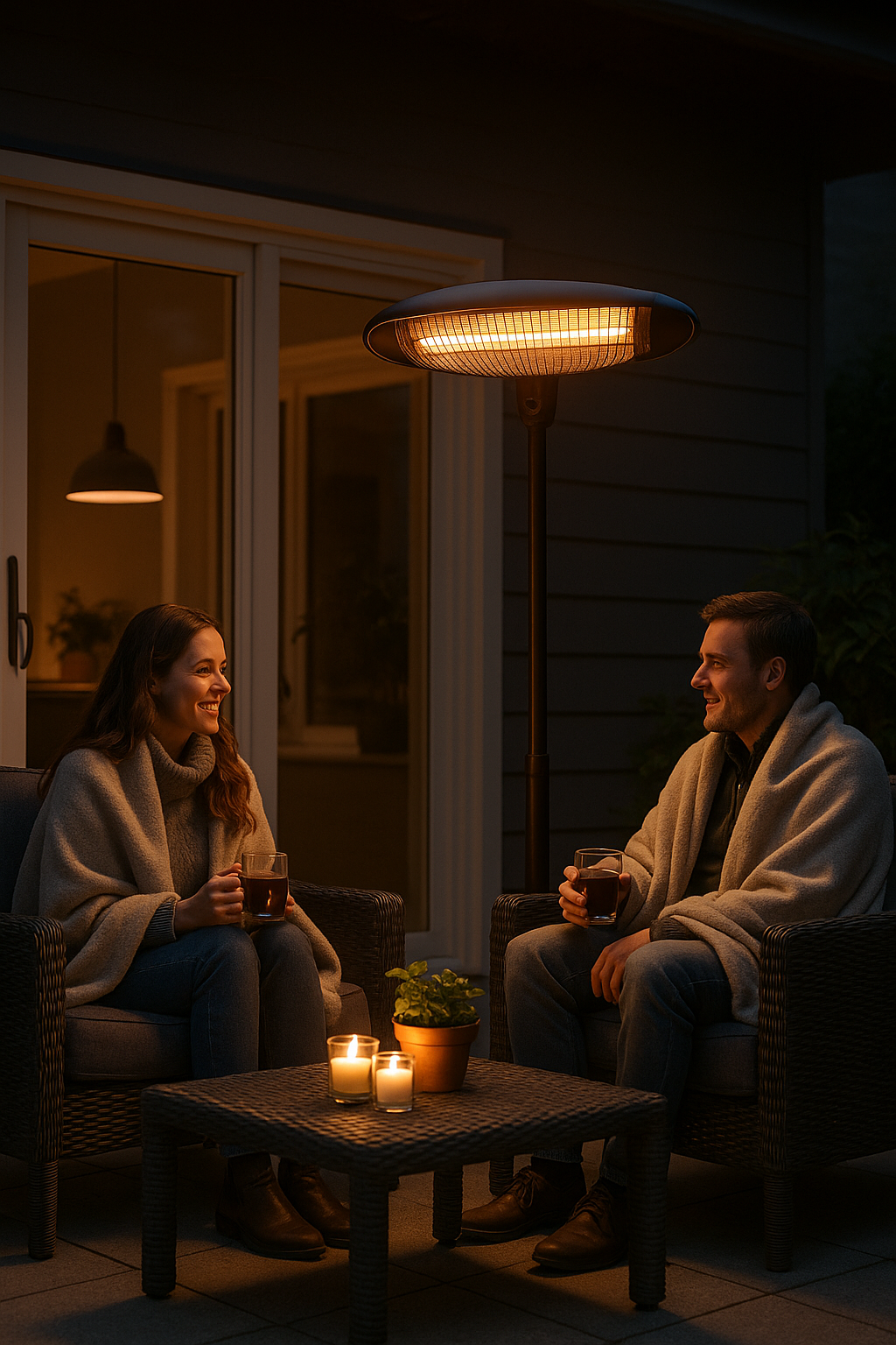 Forlæng dine udendørsoplevelser med en terrassevarmer
